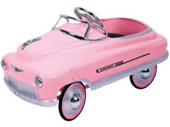 Voiture à pédales Comet rose