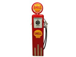 Pompe à Essence Américaine Shell Rouge USA