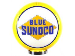 Globe de Pompe à Essence Blue Sunoco 