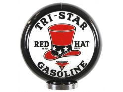 Globe de Pompe à Essence Red Hat Gasoline