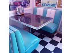 Banquette Sixties HW 120 Turquoise 