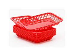 Panier de table Rectangulaire US Rouge