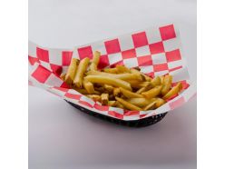 Sachet Burger papier à damier