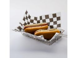 Sachet Burger papier en damier