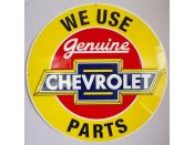 Grande Plaque En Métal XL Chevrolet Parts