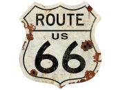 Grande plaque XXL ROUTE-66 USA