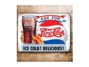 Grande Plaque XL Ask Pepsi Cola 