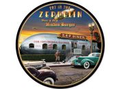 Plaque métal XL Zeppelin 