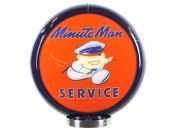 Globe de Pompe à Essence Minute Man Service