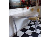 Table Console demi-lune Sixties WO12