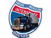 Plaque en métal Interstate Truck 