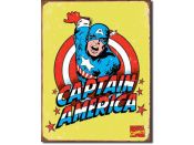 Plaque en métal Captain America