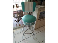 Tabouret de bar Sixties avec dossier