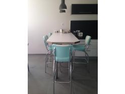 Tabouret de bar Malibu avec dossier