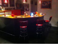 Tabouret de bar avec dossier