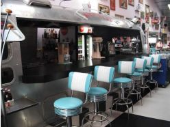 Tabouret de bar avec dossier Sixties