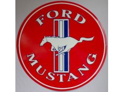 Grande Plaque En métal XL Ford Mustang 