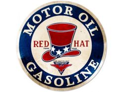 Plaque métal XL Red Hat Gas