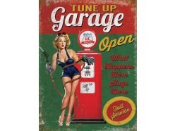 Grande plaque XL Tune Up Garage