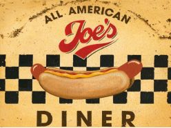 Grande Plaque XL Joe's Diner