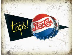Grande Plaque XL Tops Pepsi Cola