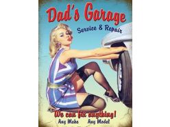 Grande Plaque XL Dad's Garage