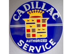 Plaque métal XL Cadillac 