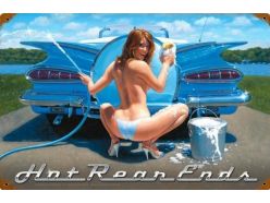 Plaque métal XL Bikini Car Wash 
