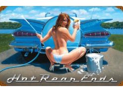 Plaque métal XL Bikini Car Wash