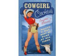 Grande plaque XL Cowgirl Cocktails