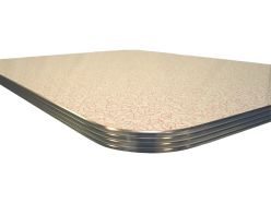 Plateau de table rectangulaire 76 x 107 cm .