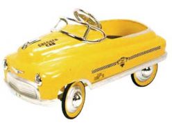 Voiture à pédales Comet Jaune Taxi