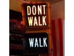 Feu Piétons Walk-Don't Walk Américain 
