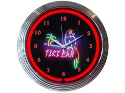 Horloge Néon Tiki Bar