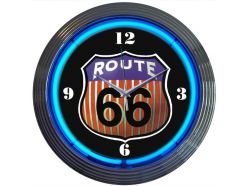 Horloge Néon Route 66