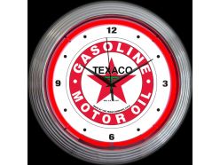 Horloge Néon Texaco