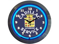 Horloge Néon Cadillac Service