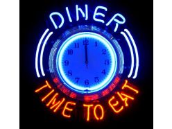 Horloge Diner Time To Eat