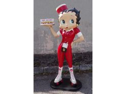 Statue Betty Boop Rouge 