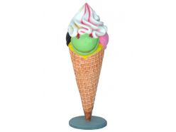 Statue / Cornet de glace en Résine