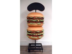 Statue Maxi Burger Avec Ardoise  