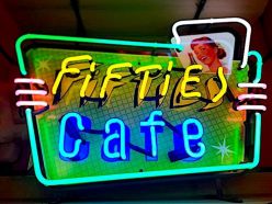 Enseigne Néon Fifties Café 