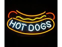Enseigne Néon Hot Dogs Lumineuse