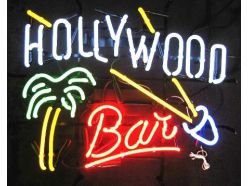 Enseigne Néon Hollywood bar 