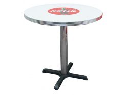Table Coca-Cola ronde , USA .
