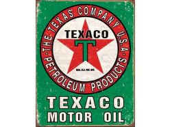 Plaque en métal Texaco Oil Company