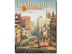 Plaque en métal San Francisco