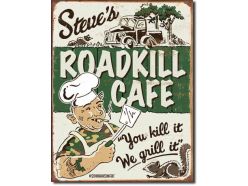 Plaque en métal Roadkill Café