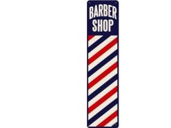 Plaque en métal Barber Shop