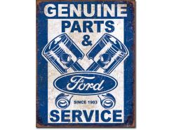 Plaque en métal Ford Pistons